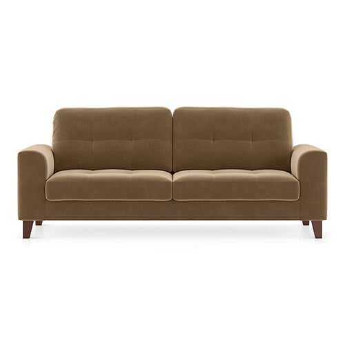 Verona Sofa Set (Colour: Fawn Velvet, Seater: 3+2+1+1)