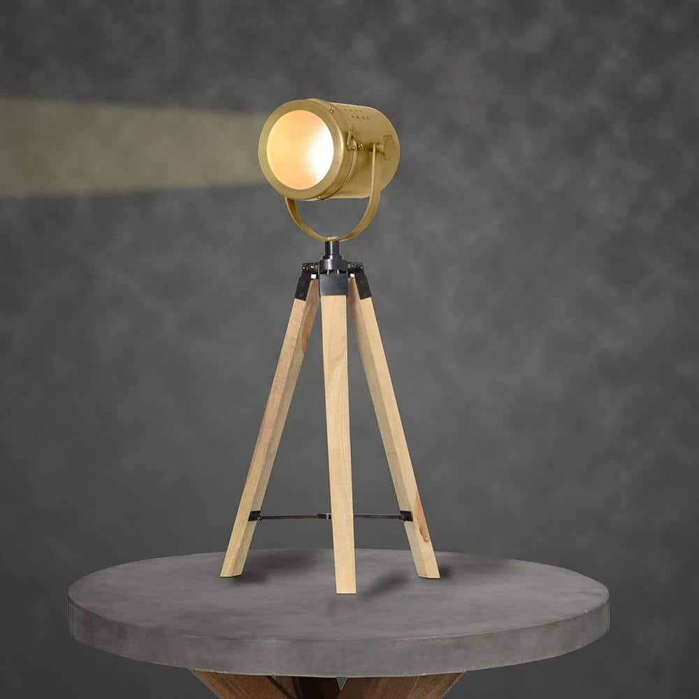 Crescent Table Tripod Lamp