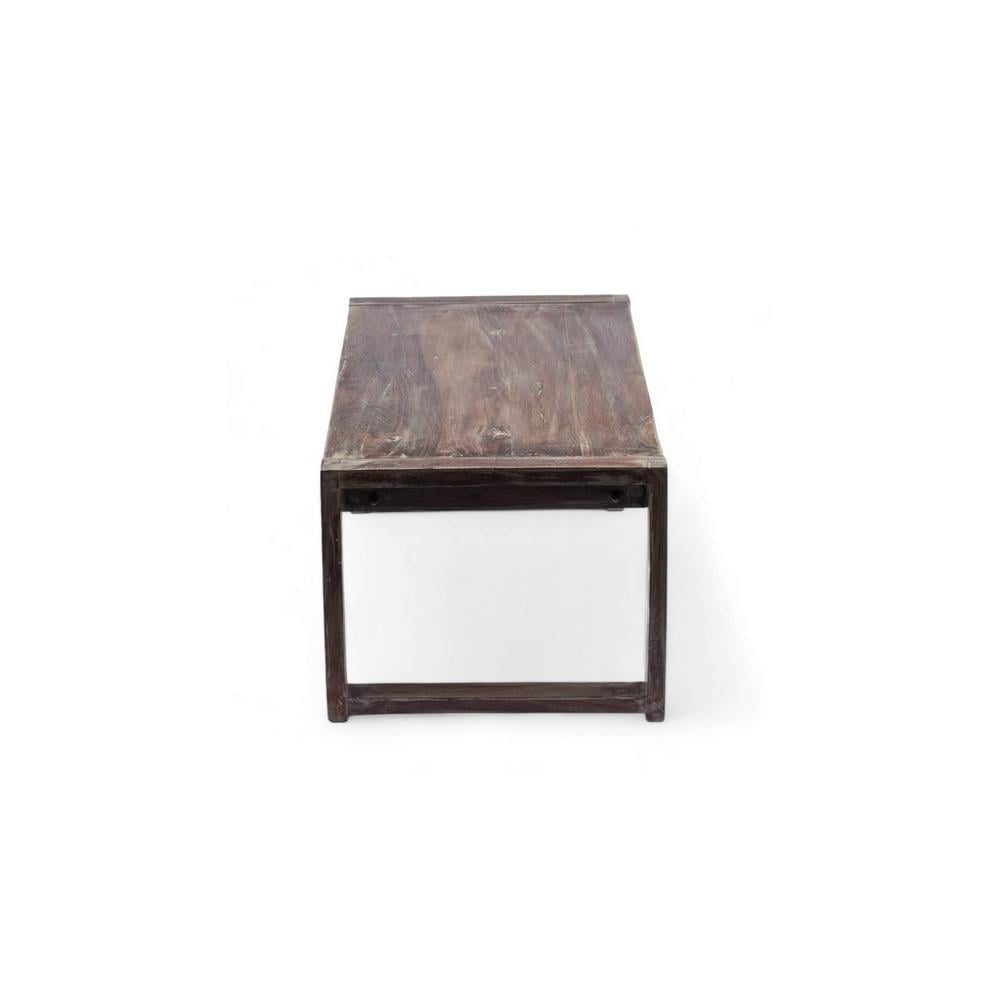 Hamstreet Sheesham Wood Coffee Table In Antique Grey Finish