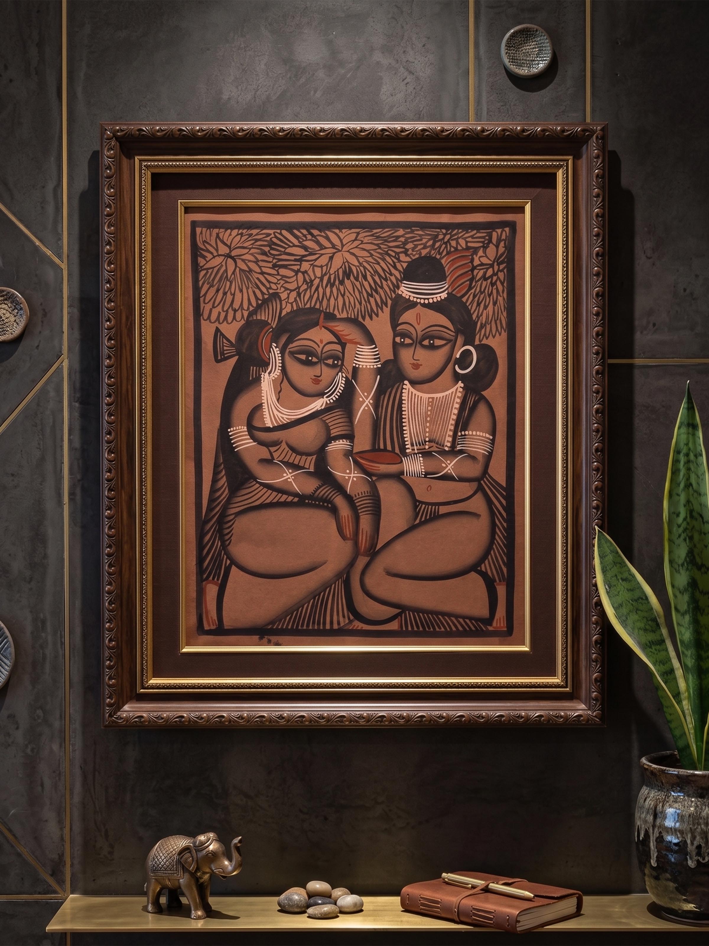 Babu Bibi Kalighat Painting