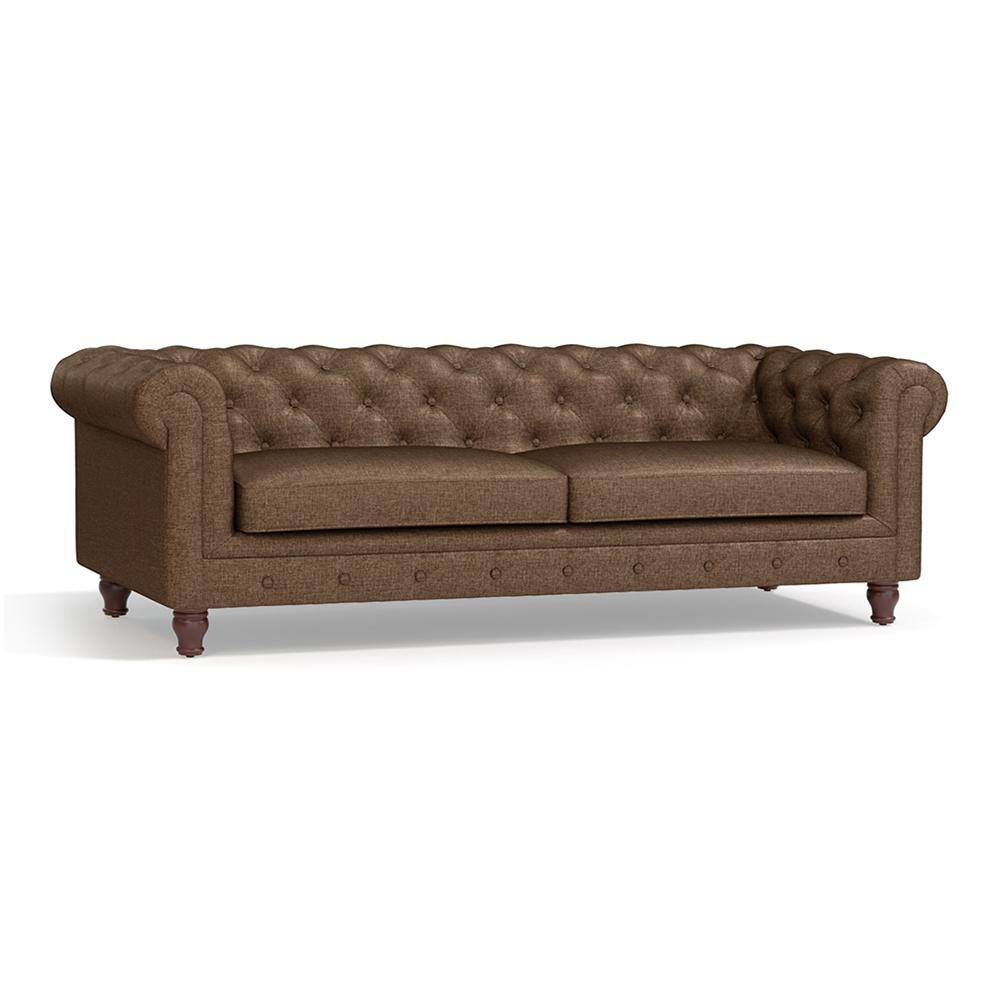 Winchester Sofa Set (Colour : Mocha Brown , Seater : 3+2+1+1)