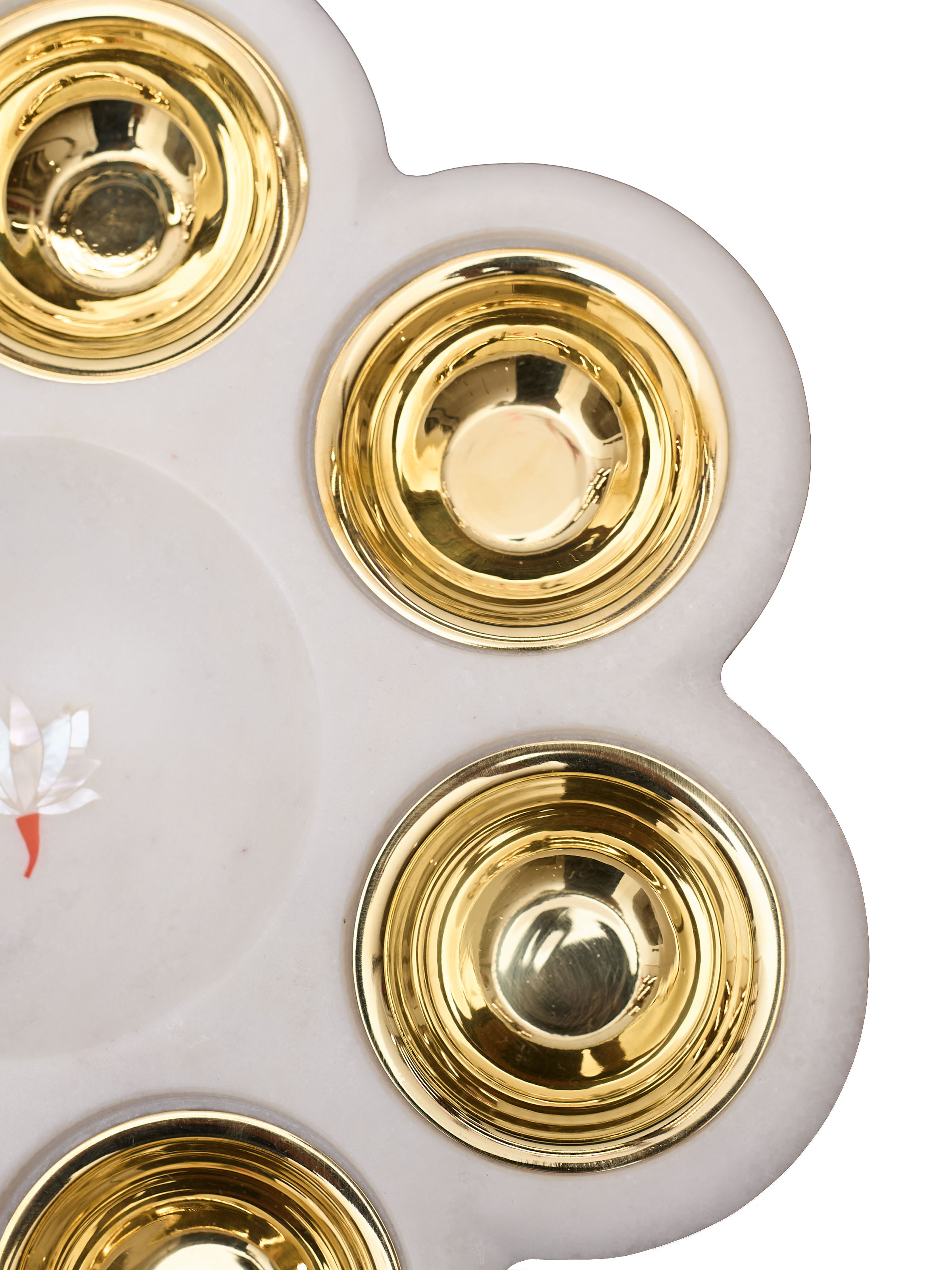 Marble Pacchikari Dryfruit Bowl