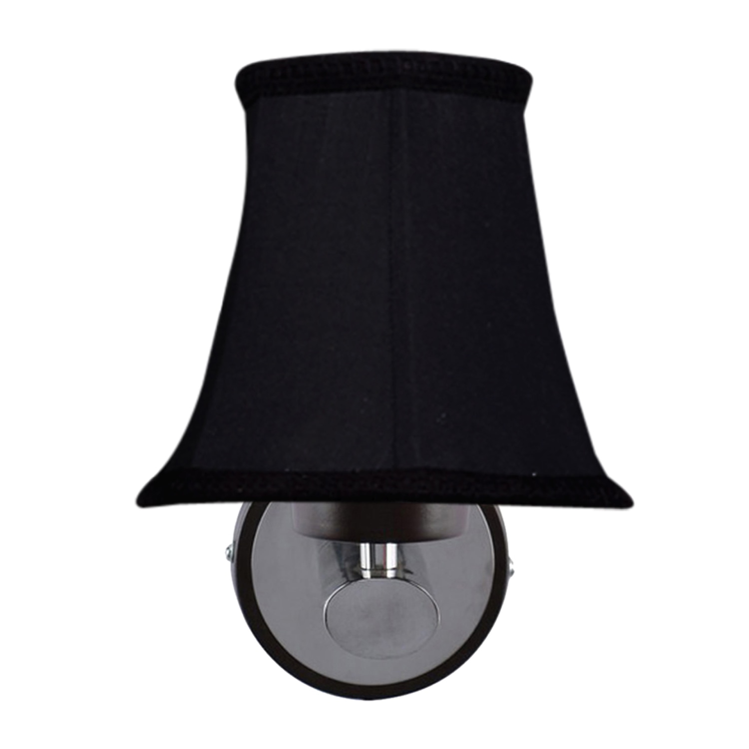 Devansh Metal Wall Mounted Lamp With Black Cotton Shade