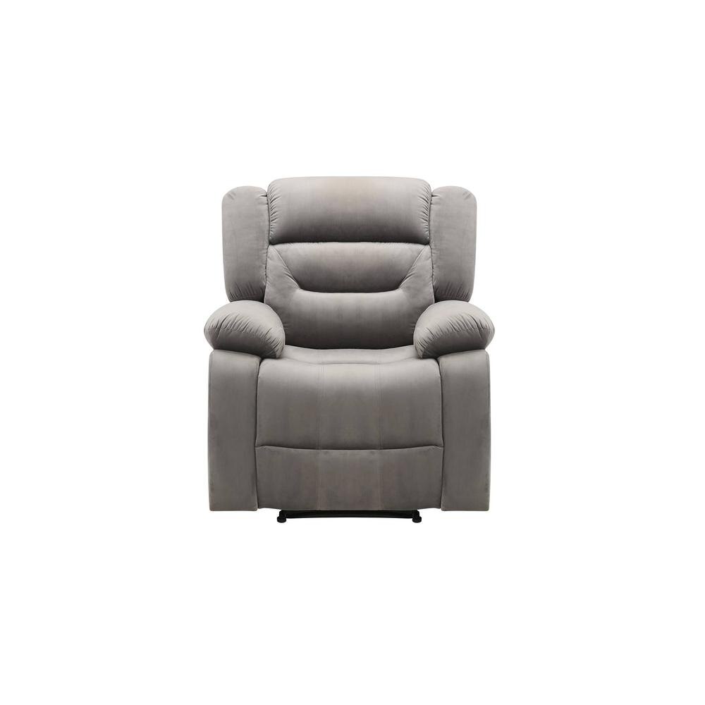 Sloane Leatherette One Seater Manual Recliner in Grey Colour