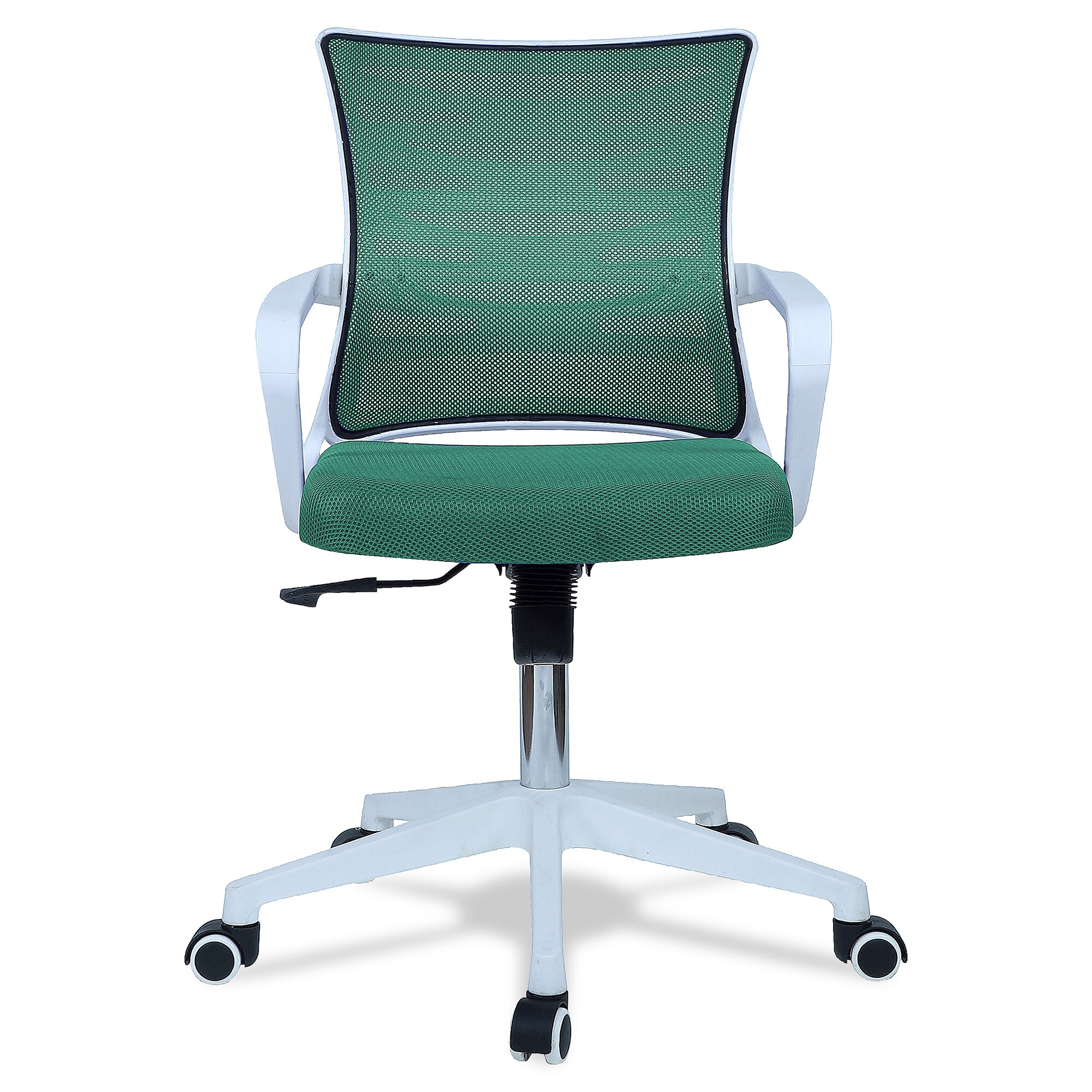 Iinea Mid Back Ergonomic Chair in Dark Green Colour