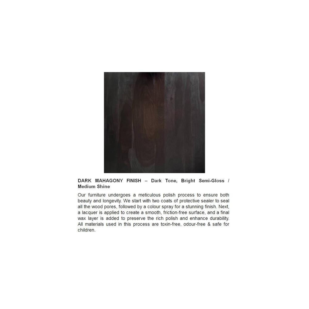 Hudson Sheesham Wood Coffee Table In Mahogany Finish