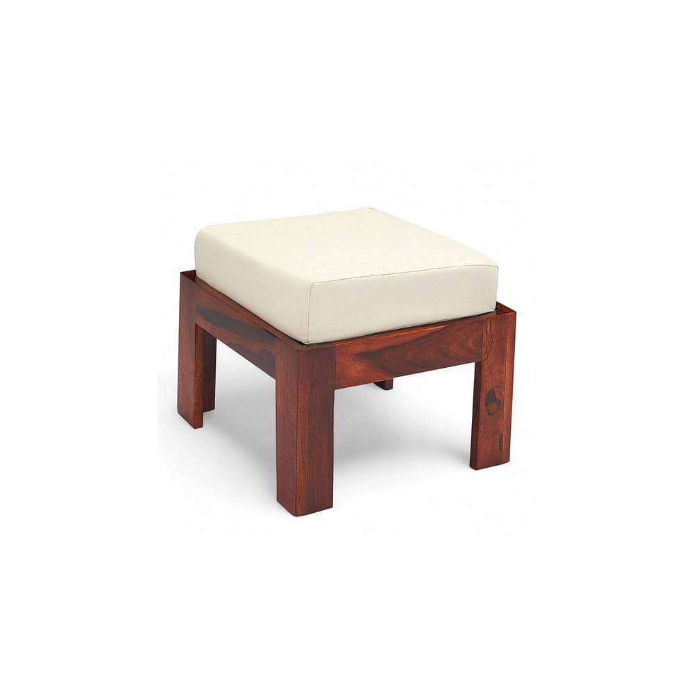 Blane Sheesham Wood Accent Coffee Table Set With 4 Stools In Honey Finish
