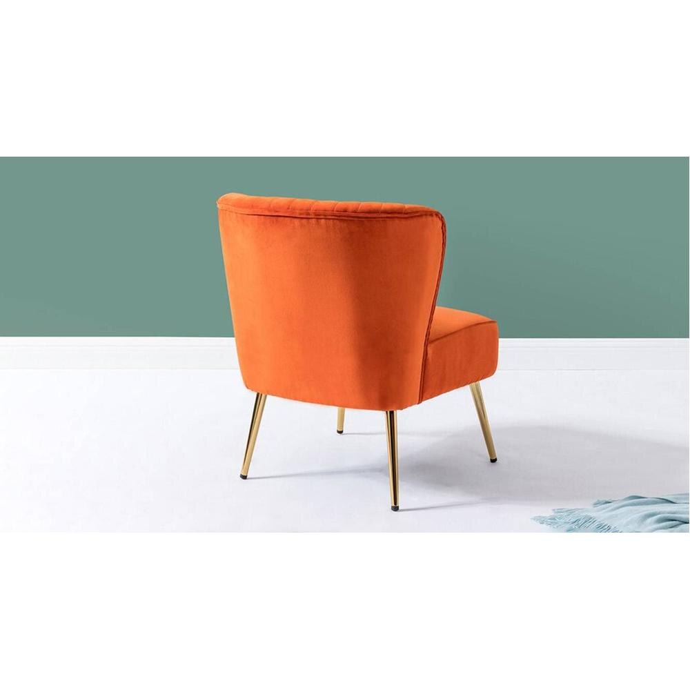 Fission Accent Chair in Orange Colour