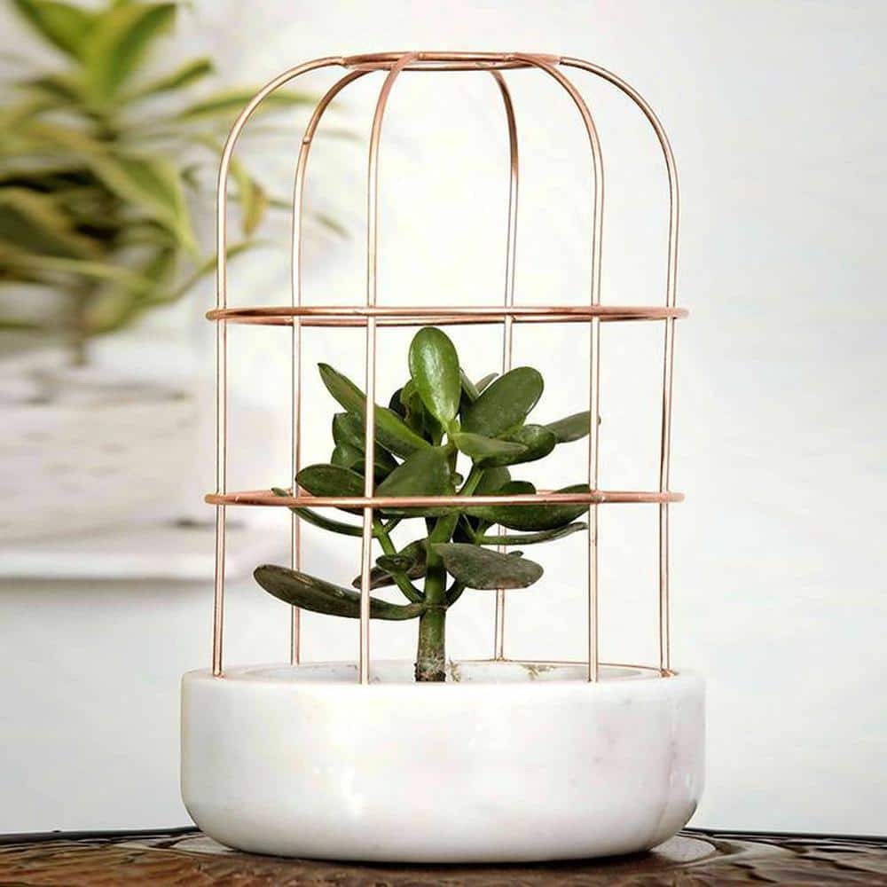 Tyler White Marble Planter