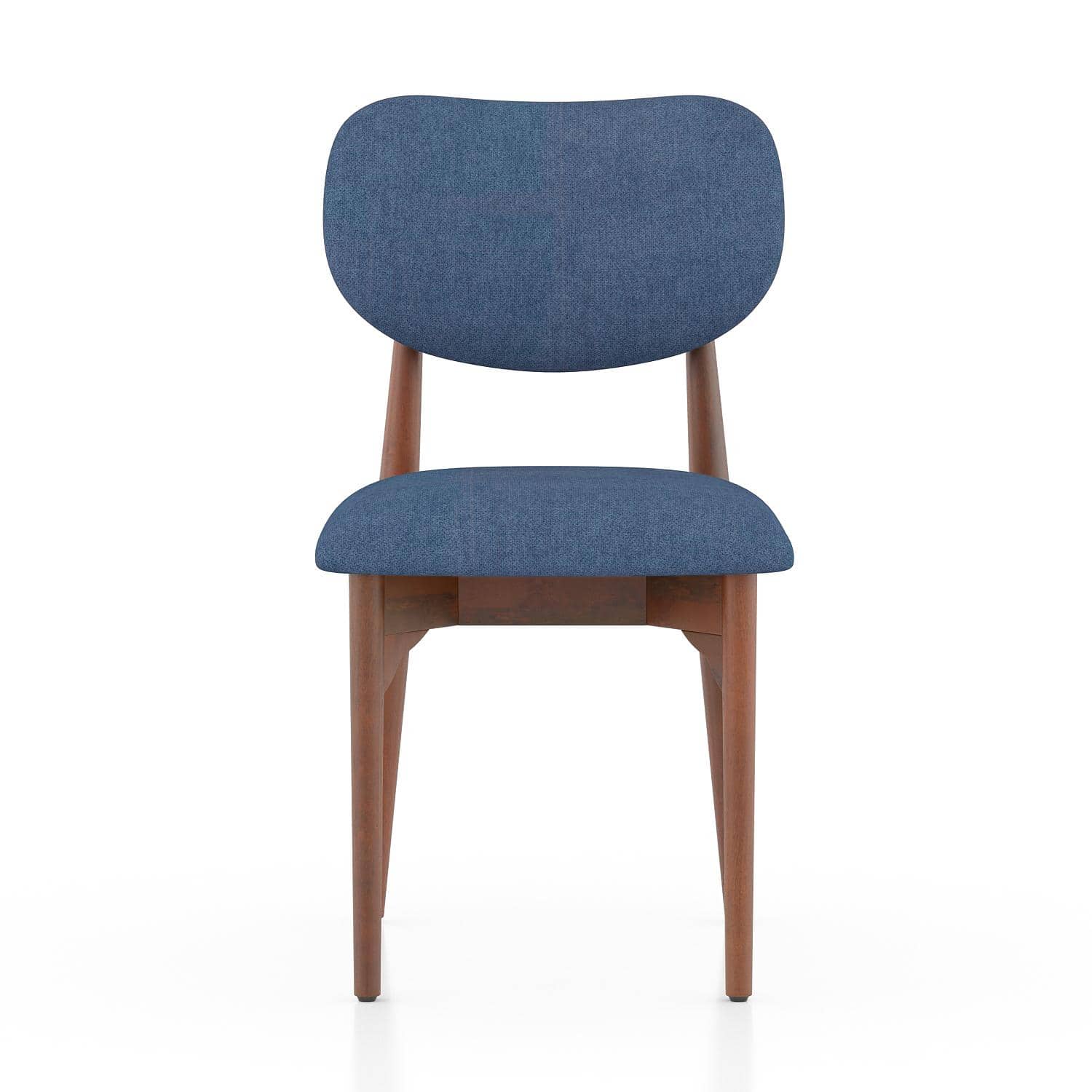 Ollie Solid Wood Dining Chair Set of 2 in Honey Finish