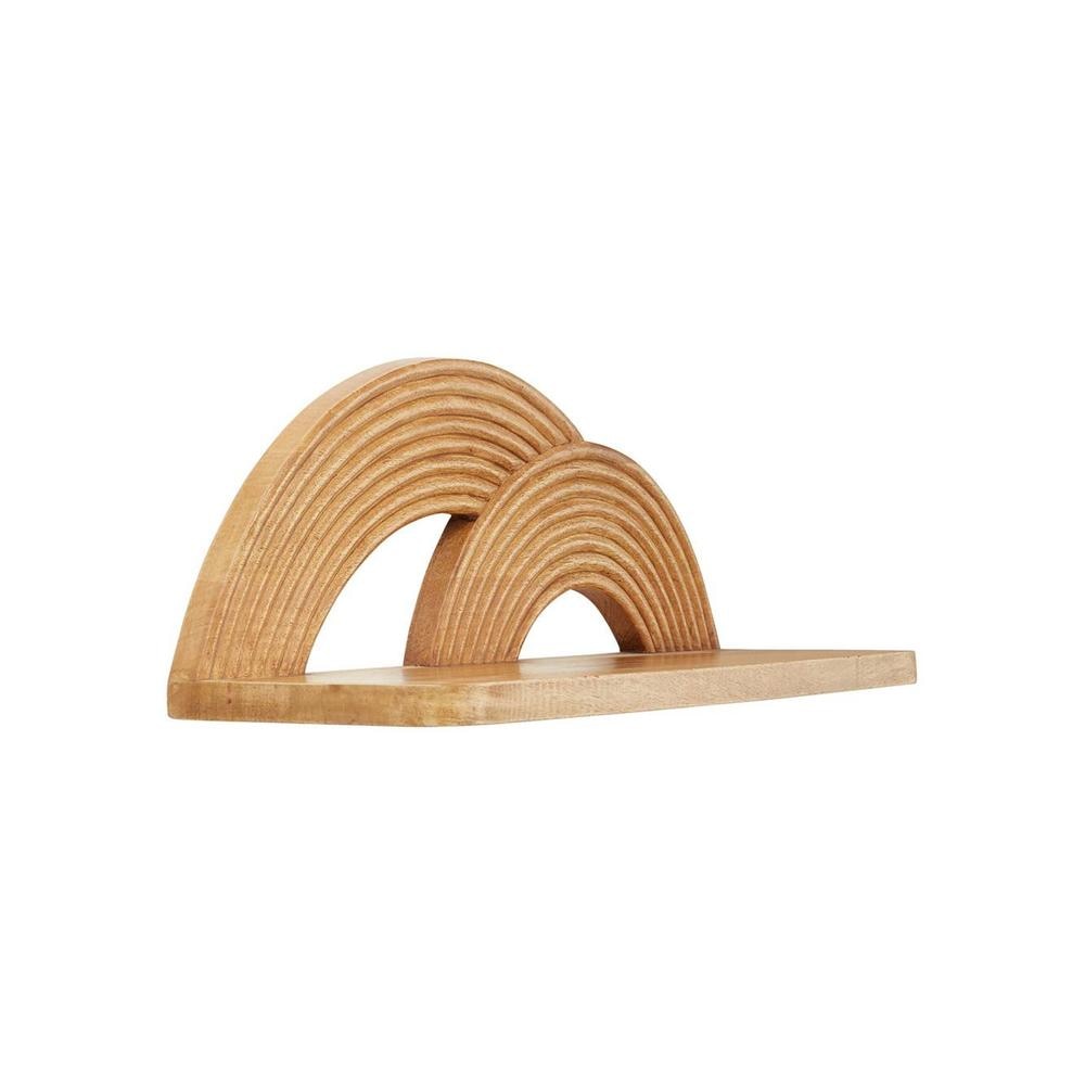 WOODENMOOD Rectangular Wall Rack
