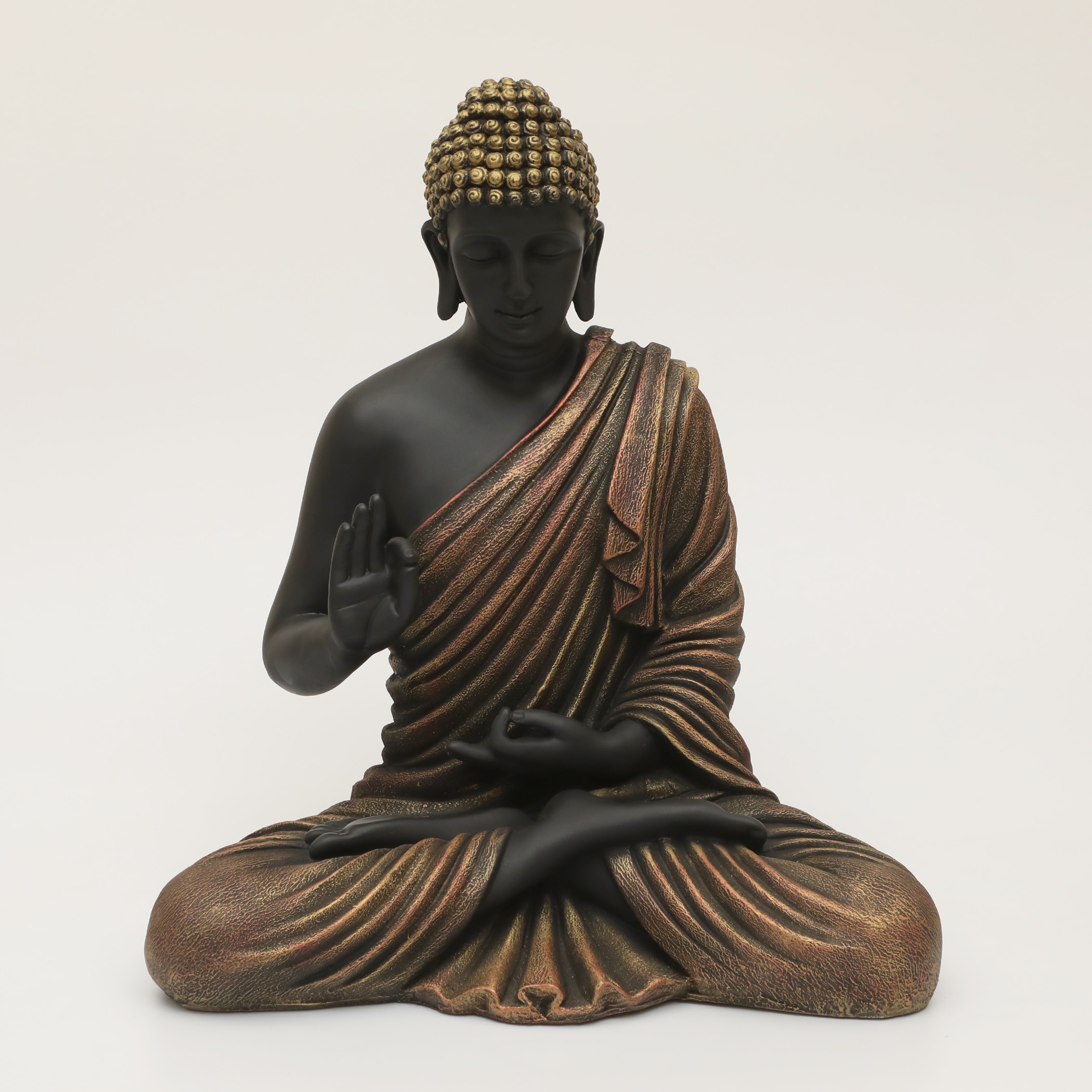 Bento Polyresin Figurine in Black Colour - Vedas