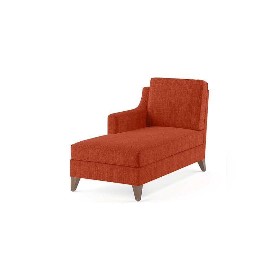 Abbey Sectional Sofa (Colour : Lava, Cushion : Hard, Seater : Left Aligned 3 Seater + Left Aligned Chaise)