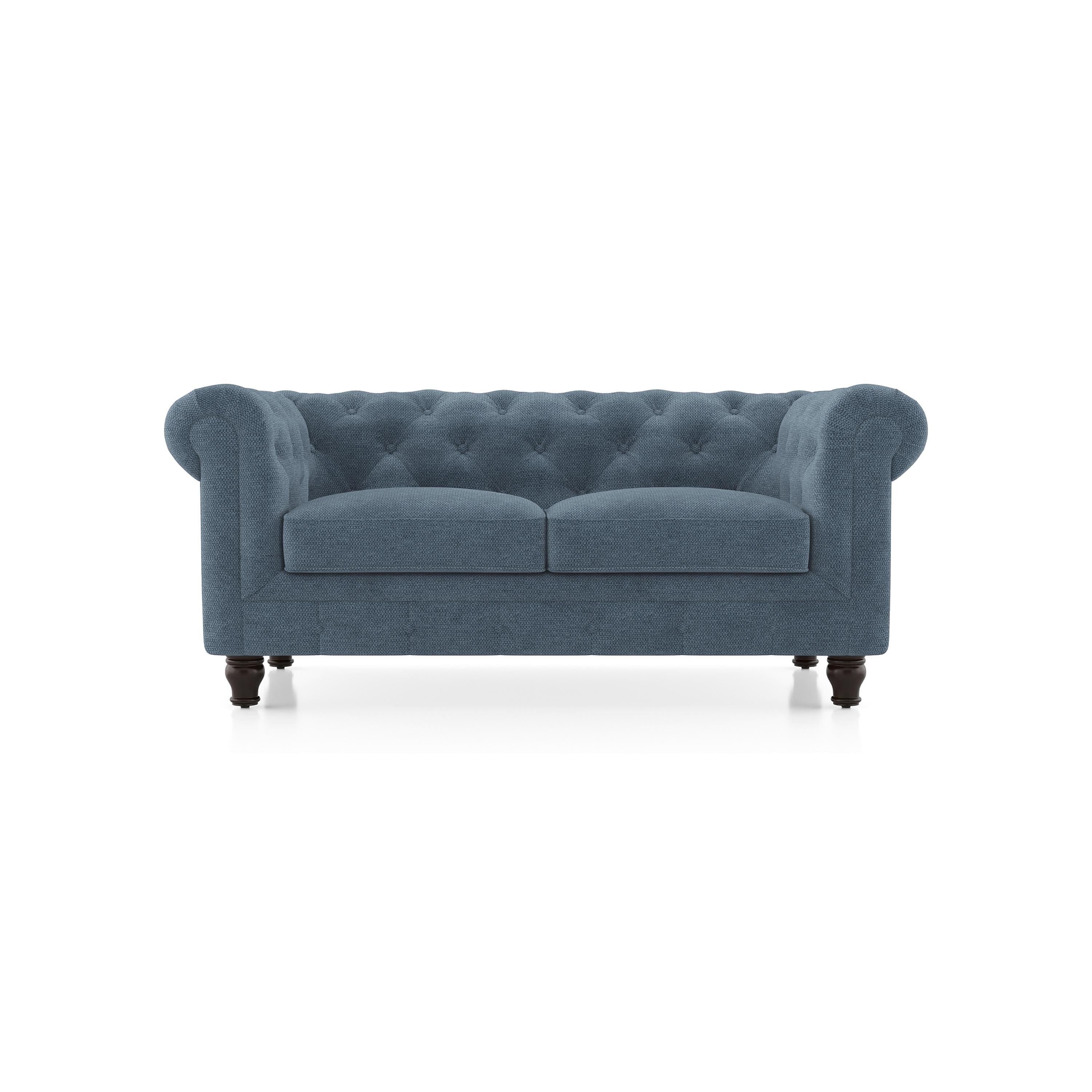 Winchester Essential 2 Seater Fabric Sofa In Ocean Weave