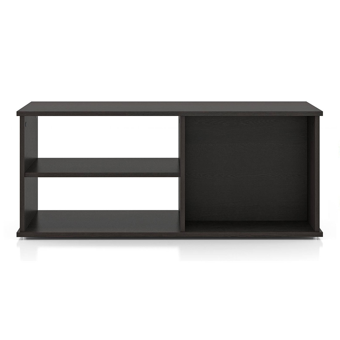 Liam Rectangular Engineered Wood Coffee Table In Dark Wenge Finish