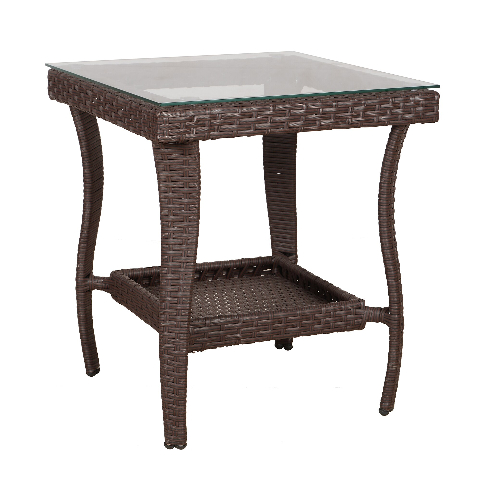 Boulder Wicker Chair Brown Black Dual Tone Finish