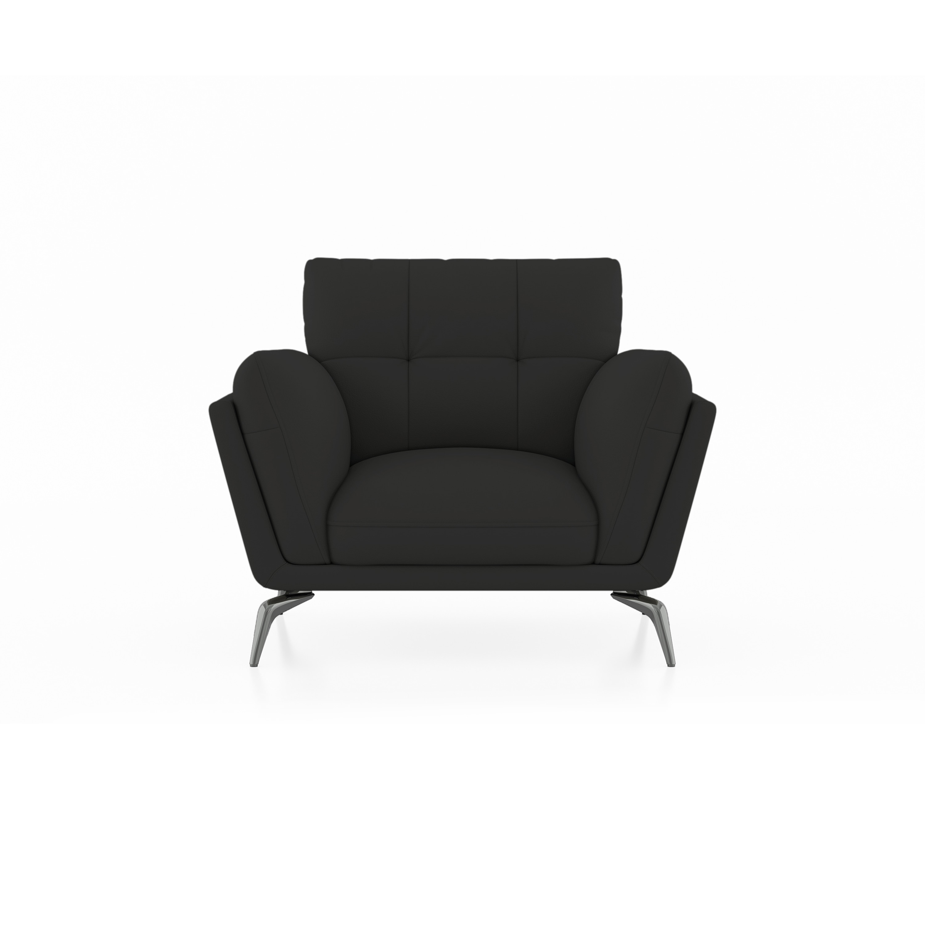 Vetra 1 seater Leather sofa in Slate Grey-image-11
