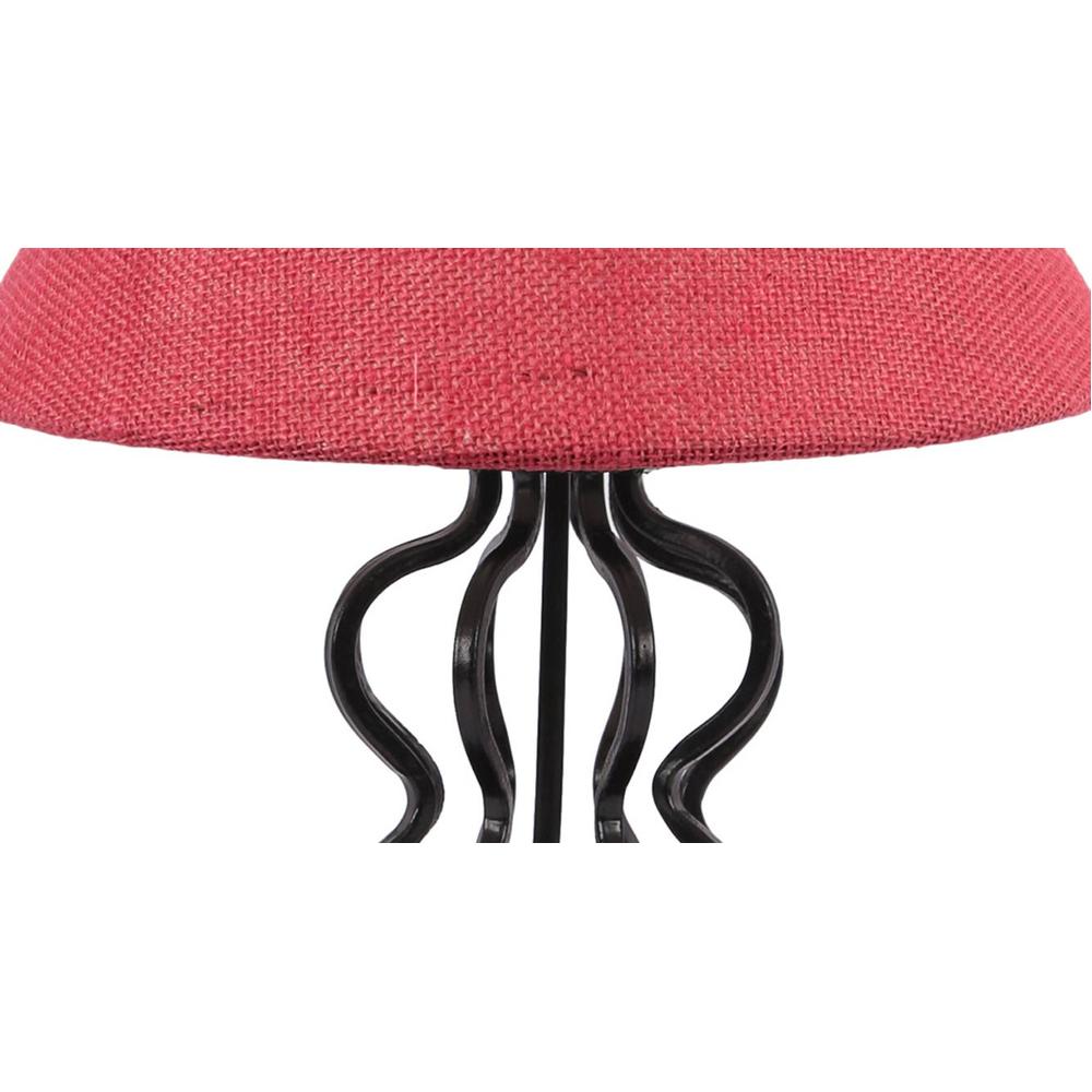Mya Pink jute Shade Iron Table Lamp