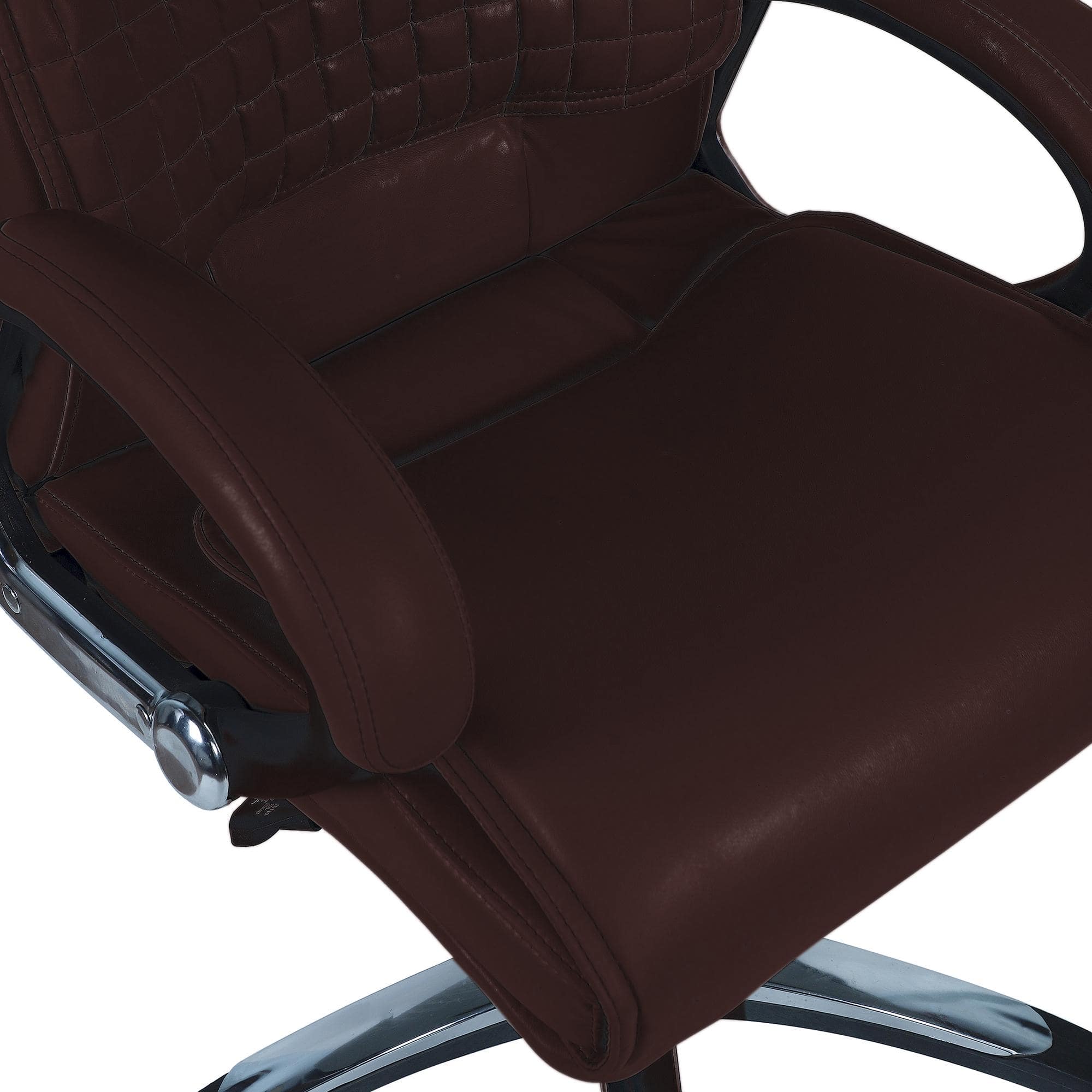 Mearisha High Back Executive Chair in Brown Colour