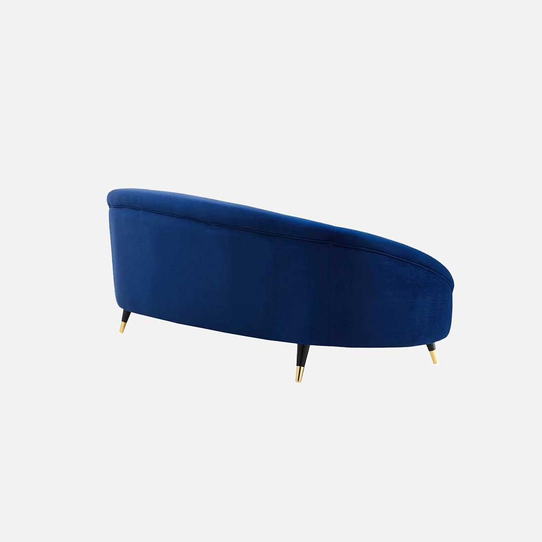Corpen Fabric Sofa (Navy Blue)