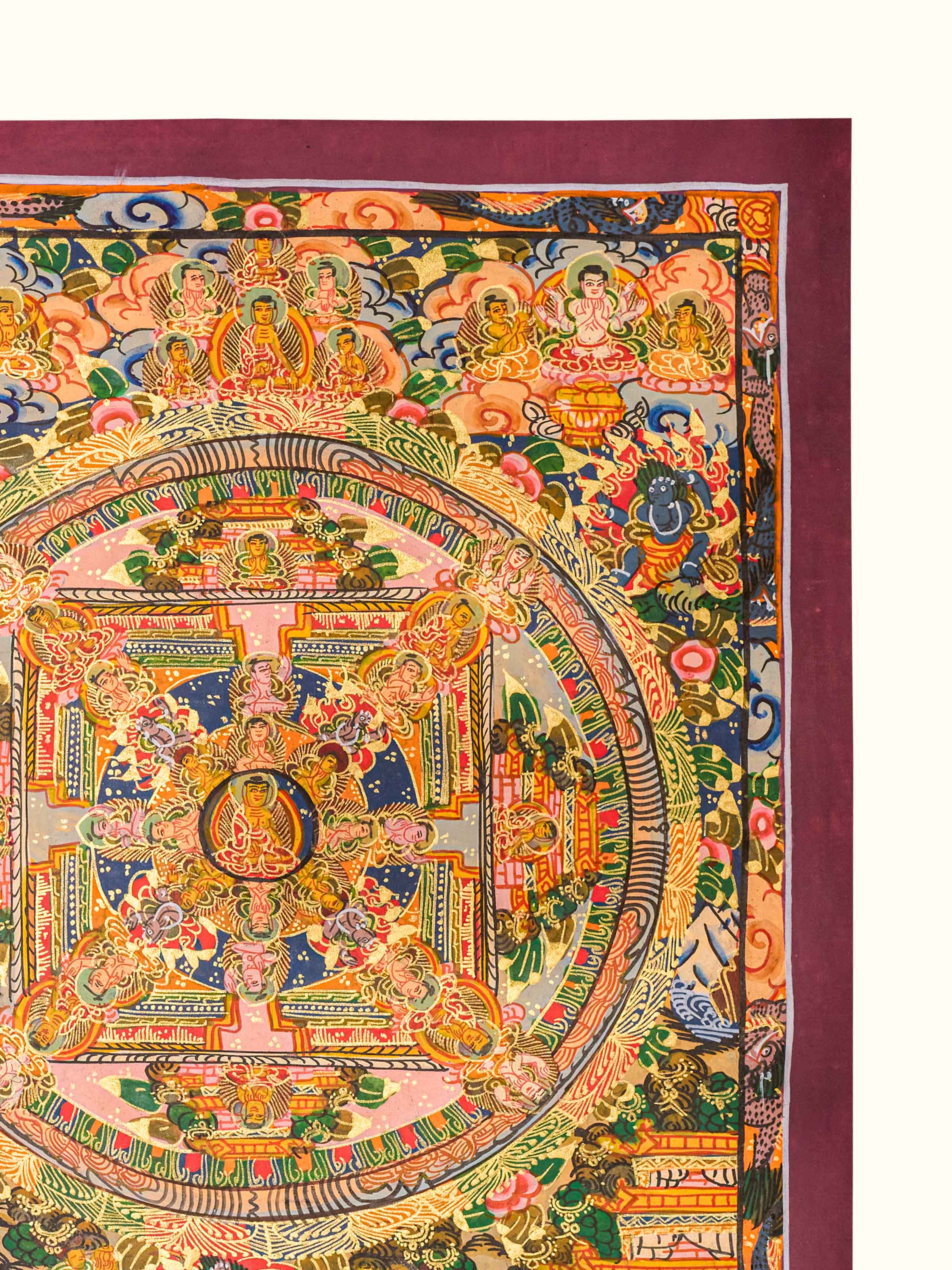 Buddha Mandala Thangka Painting