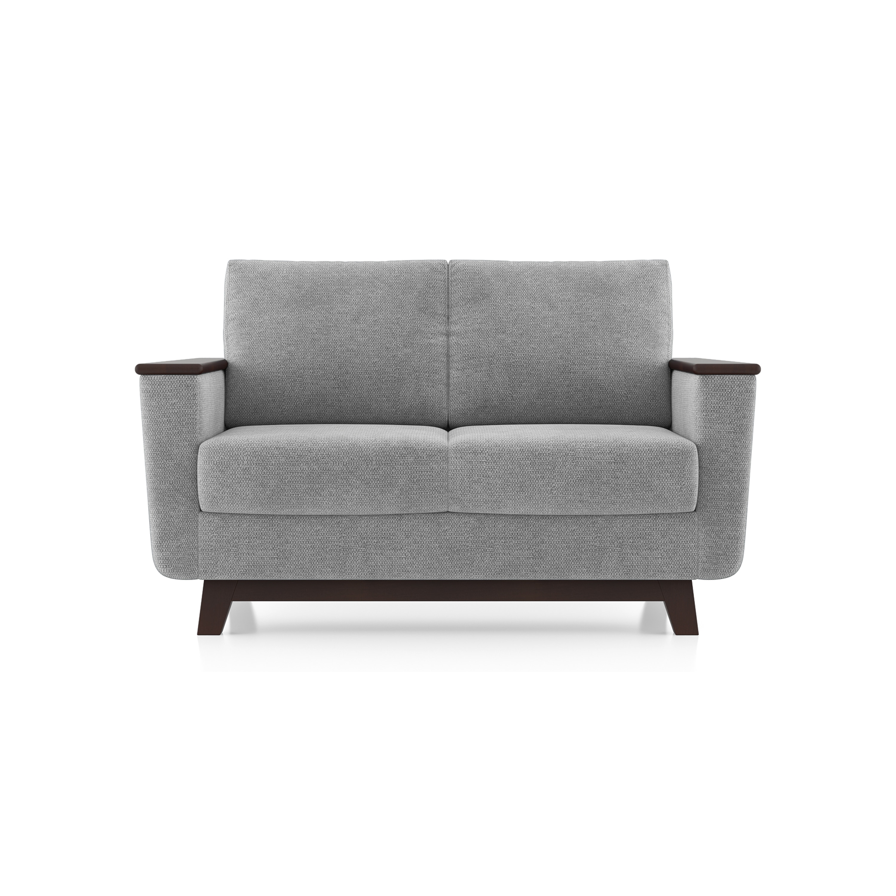 Corby Essential 2 Seater Fabric Sofa In Granite Weave