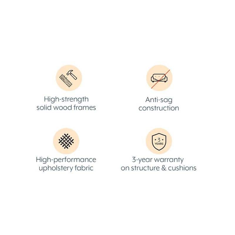 Adelaide Luxe 1 Seater Fabric Sofa in Dusty Turquoise Velvet Colour