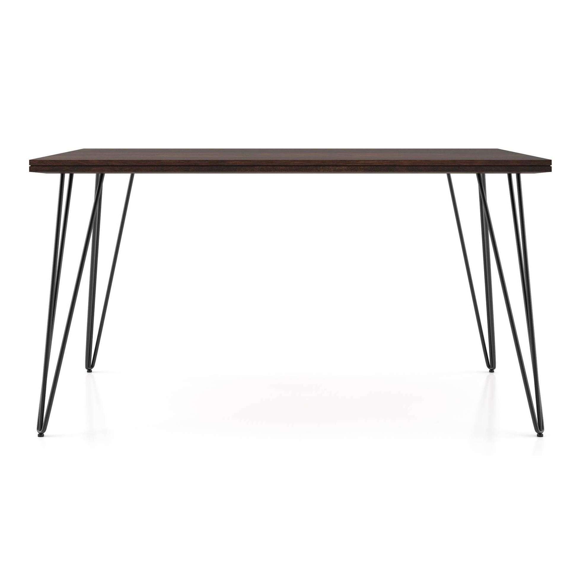 Dyson 6 Seater Dining Table In Mango Walnut Finish