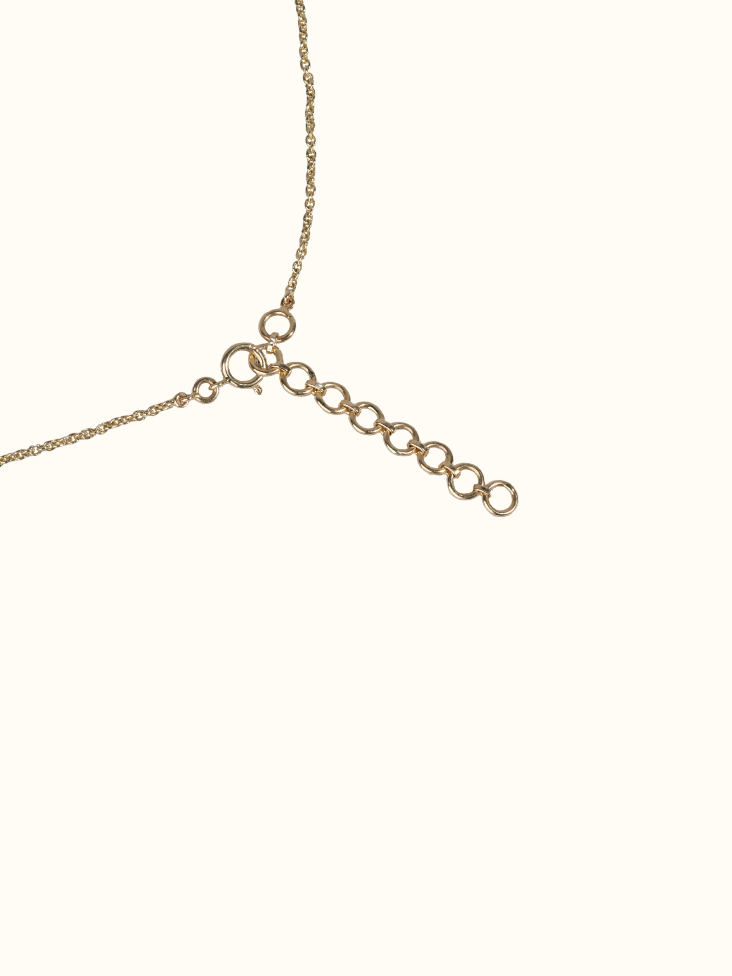 Lapidary 14 Karat Gold Pendant & Chain