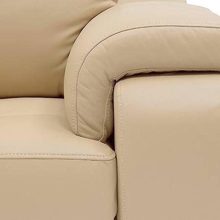 Trissino 3 Seater Leather Sofa in Cream Colour