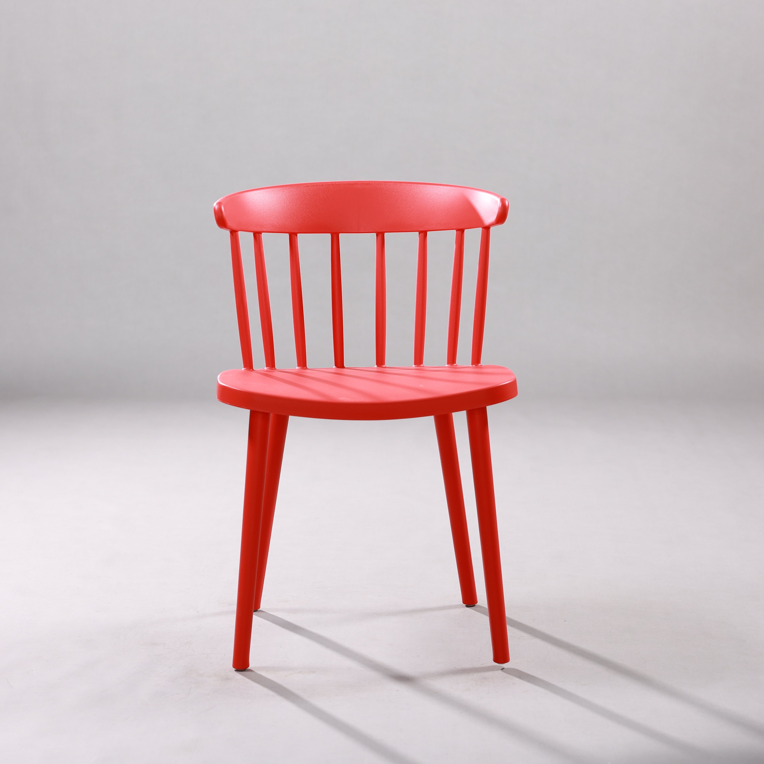 Kepler Brooks Aura Cafeteria Dining Chair in Red Colour - Kepler Brooks