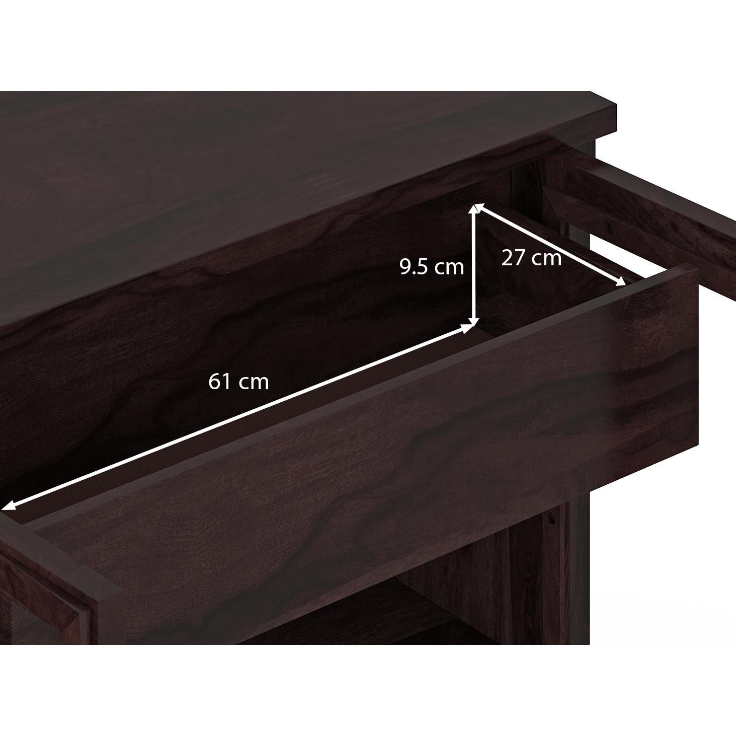 Akira XL Solid Wood Sideboard in Mahogany Finish