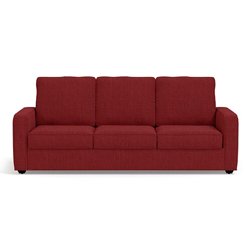 Apollo Sofa Set (Colour : Salsa Red, Cushion : Soft, Back Type : High Back, Seater : 3+1+1)