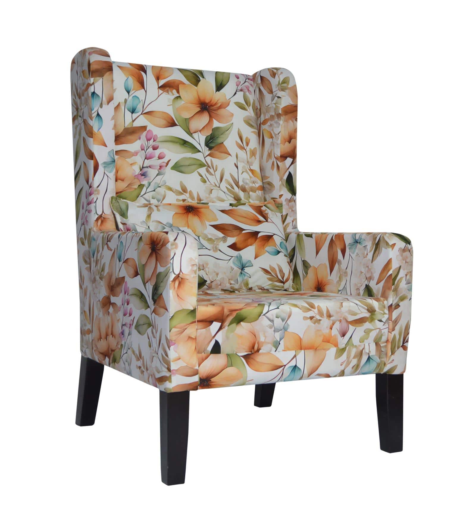 Aranya Wing Back Chair in Multi Colour