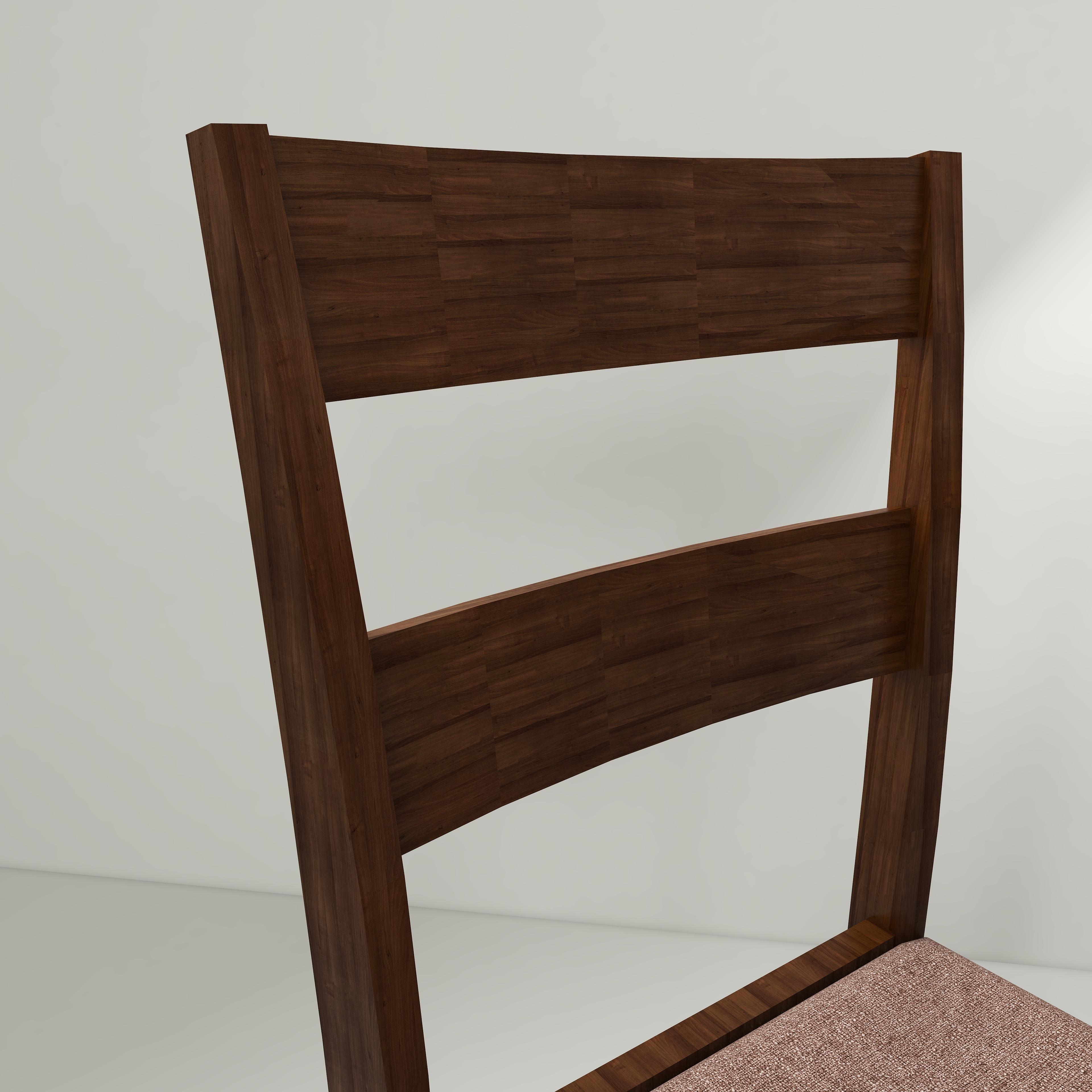 Dallas 4 Seater Dining Set with 4 Chairs (Rubberwood, Dark Cappuccino Finish)