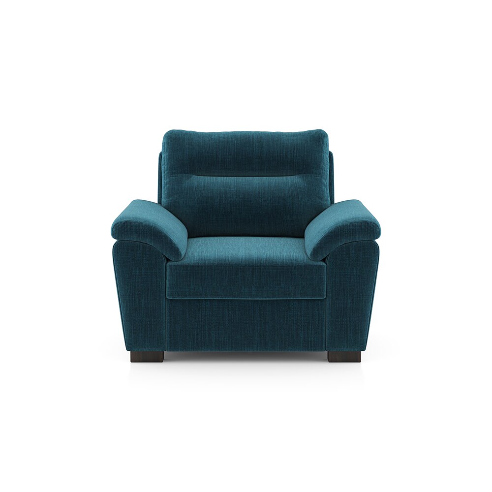Adelaide Sofa Set (Colour : Indigo Blue , Seater : 3+1+1)