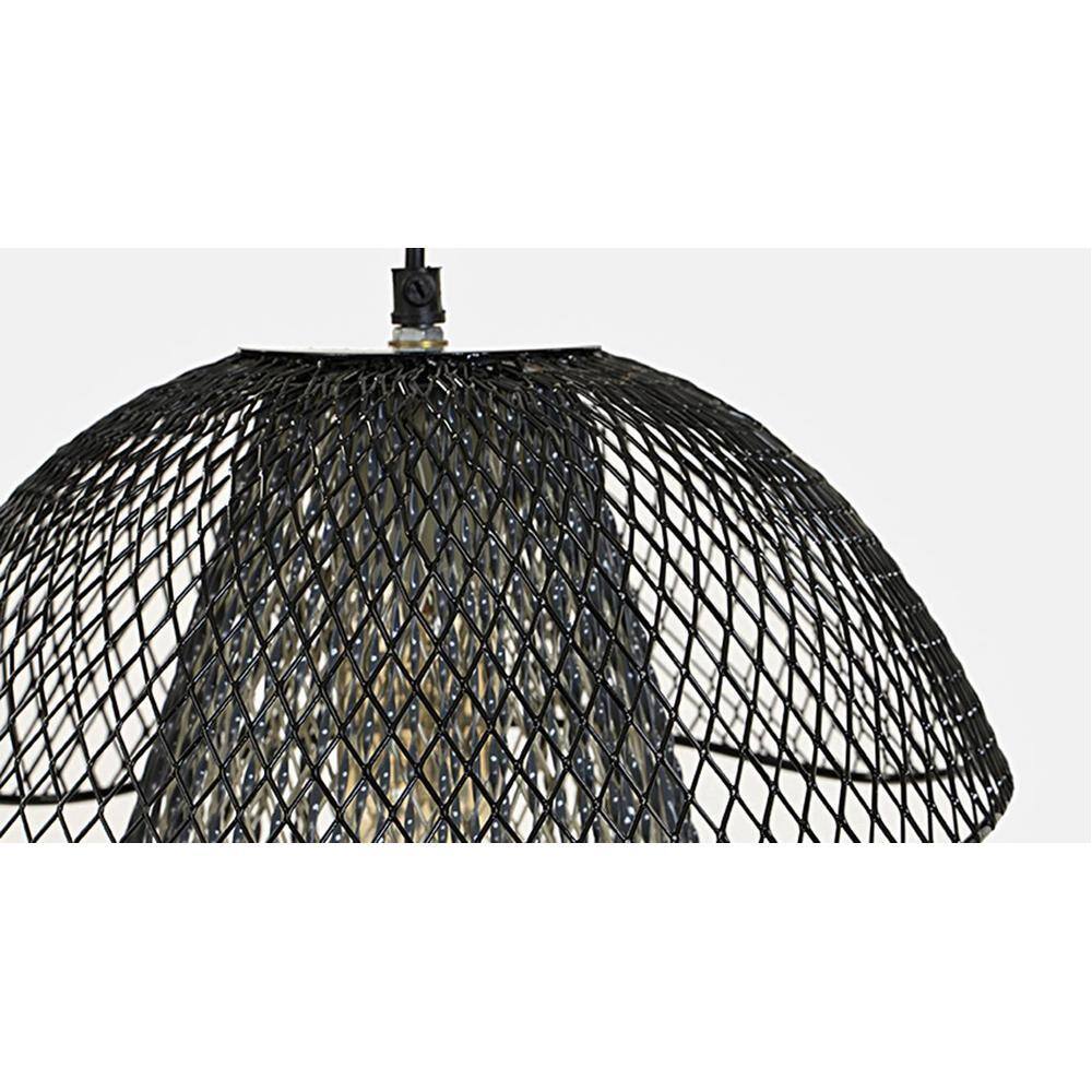 Daisy Black Iron Hanging Light