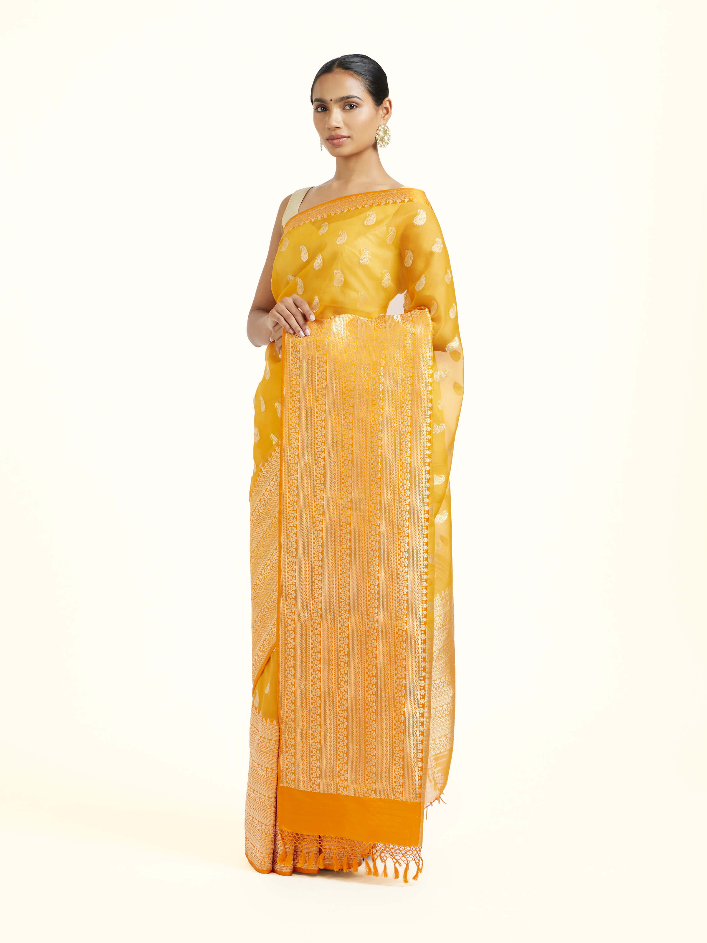 Trisha Mulberry Silk Banarasi Saree