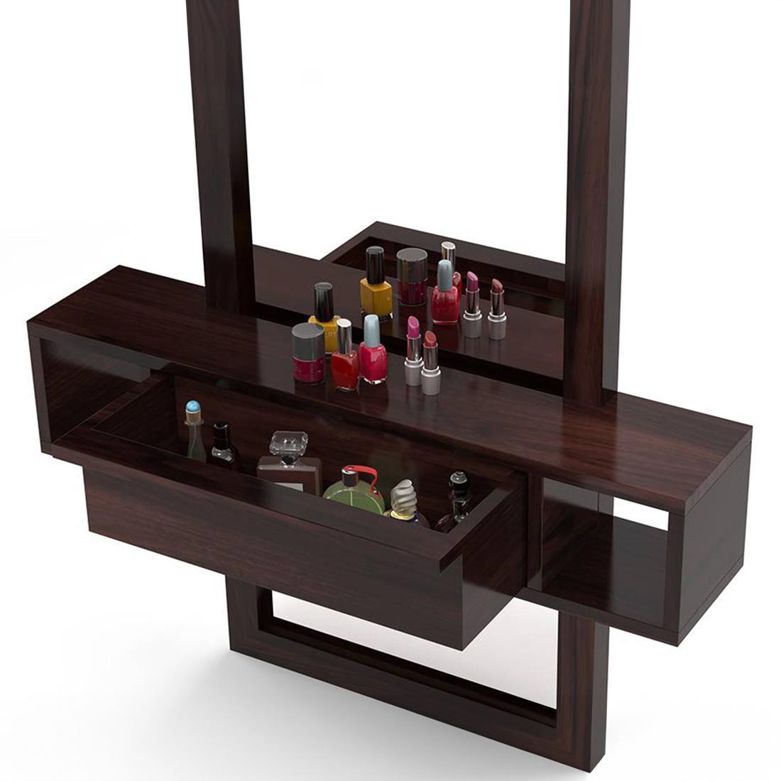 Ohio Solid Wood Dressing Table in Mahogany Finish