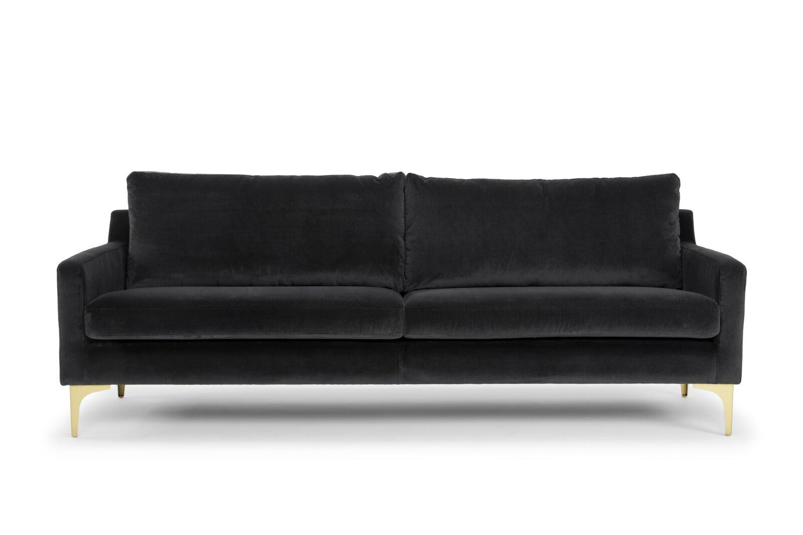 Velore Fabric Sofa (Black)