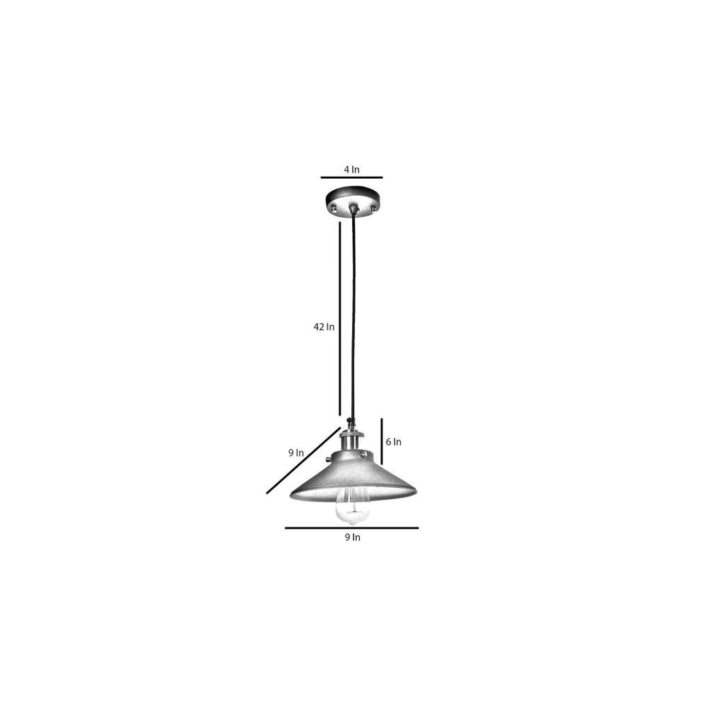 Nora Black Metal Single Hanging Light