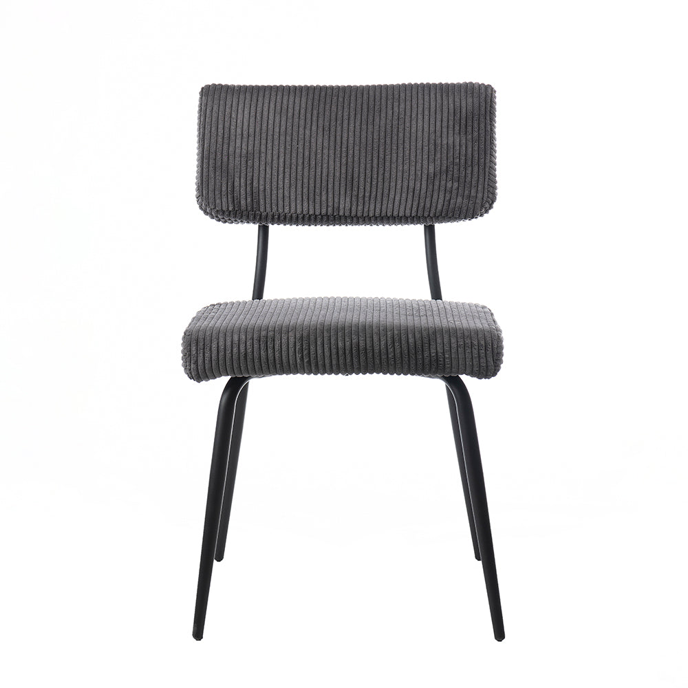 Yucca Fabric Dining Chair in Green Colour - Living Shape