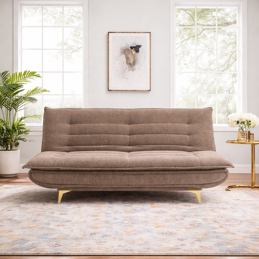 Bliss 3 Seater Sofa Cum Bed In Beige Colour