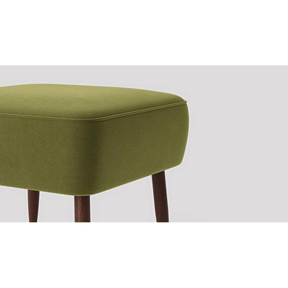 Billie Ottoman Color in Mint Green