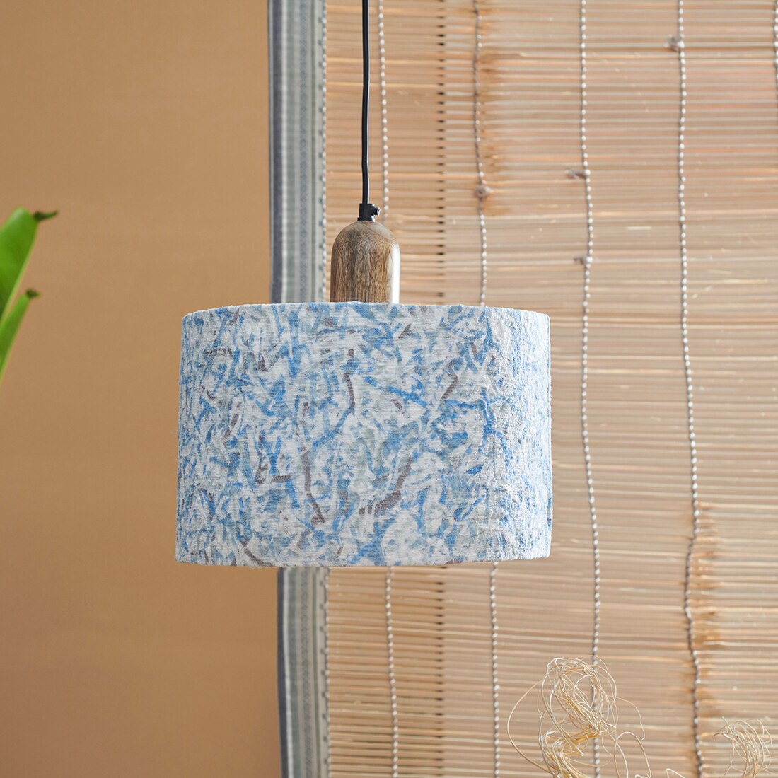 Flake Hanging Lamp - Blue