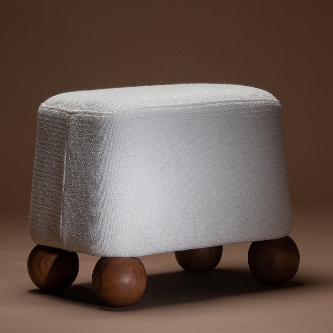 Abacus Wooden Pouf