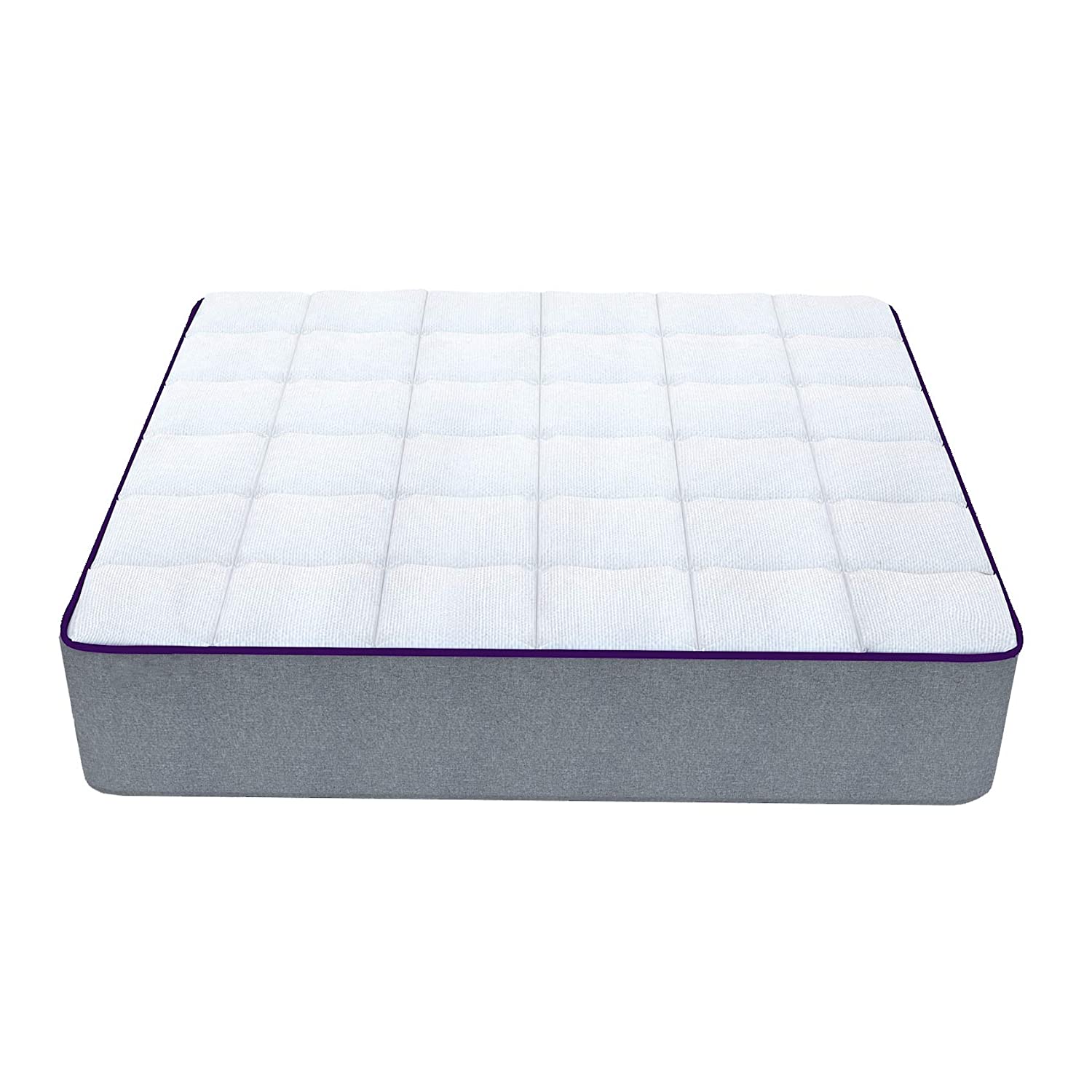 HR Max With NIVF Technology 6 Inch Single Size High Resilience (HR) Foam Mattress (75X35 Inches), Both Side Quilted, SoftRelax Comfort with Visco Memory Foam