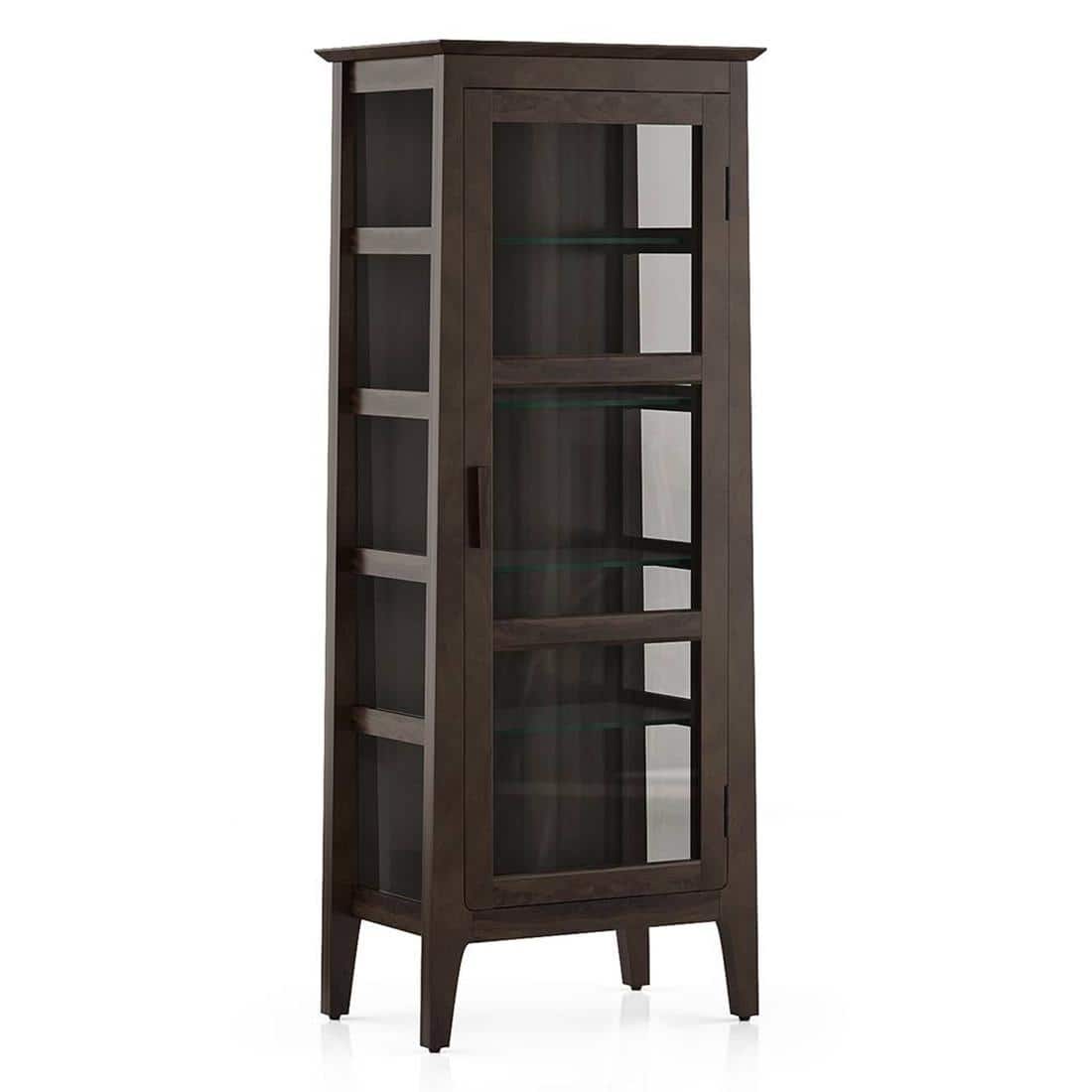 Satori Solid Wood Bookshelf in American Walnut Finish