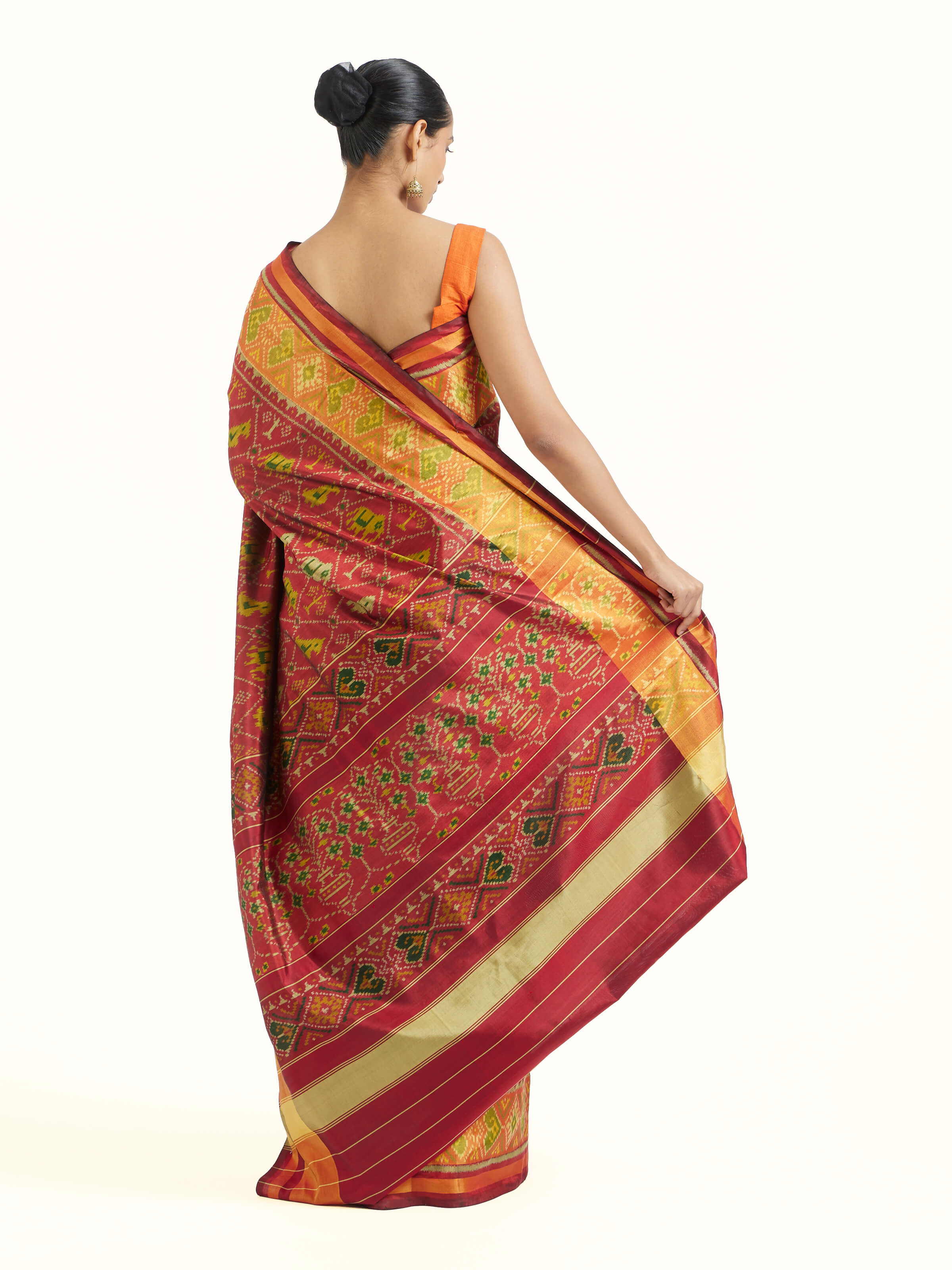 Rajkot Patola Ikat Saree