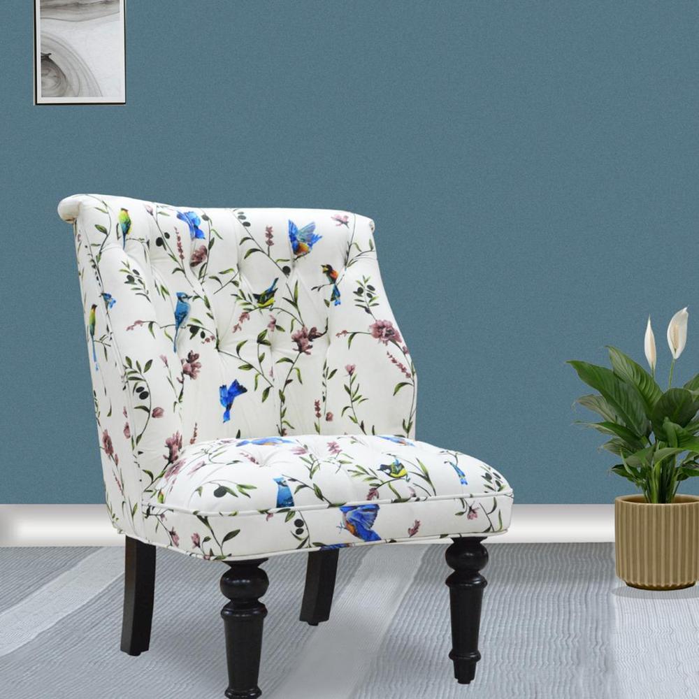 The Cuddly Throne Lounge Chair In White Fabric